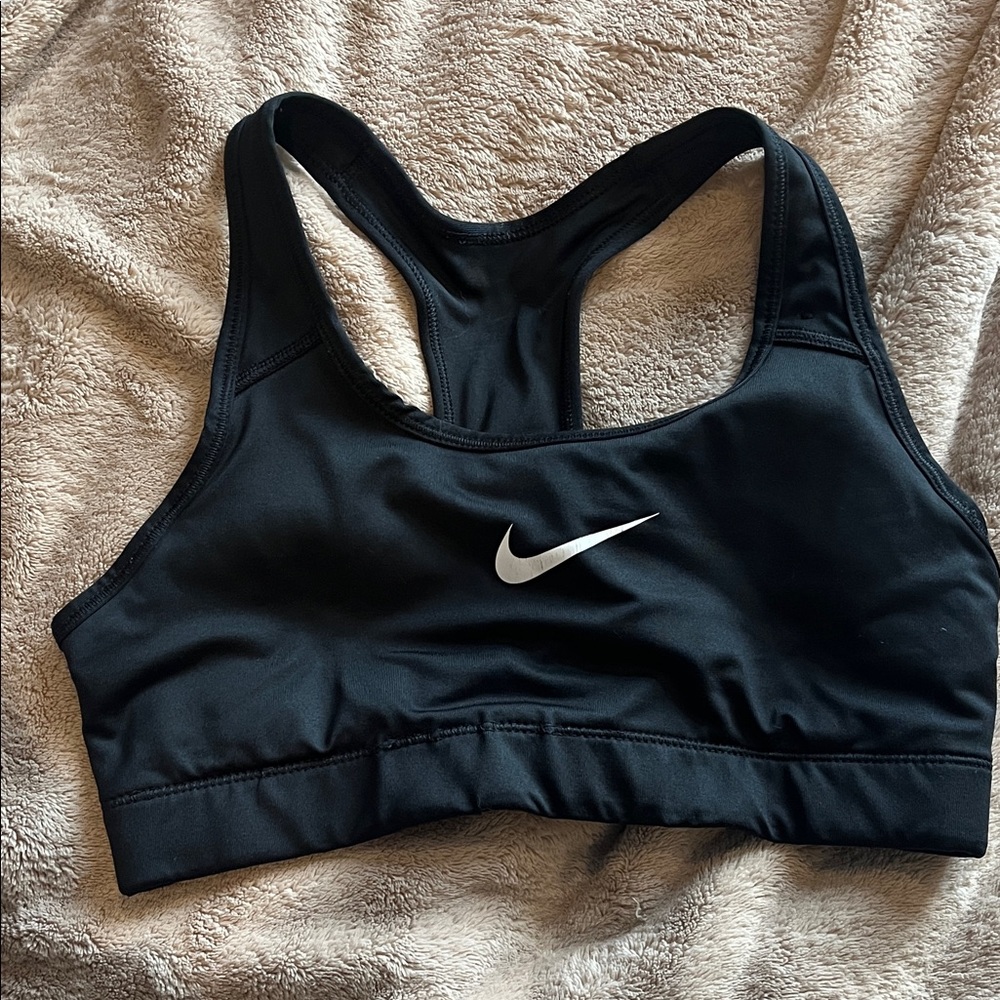 Nike Women's Black and White Sports Bra